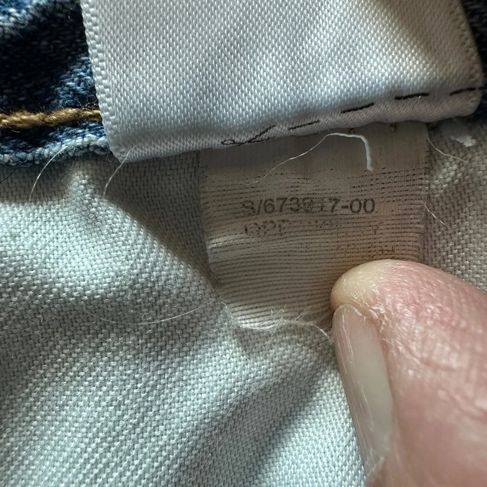 Old Navy Jeans Mens 42x30 Blue Skinny Built-In Tough‎ Denim Casual distressed